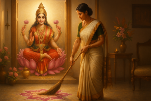 Why do we buy broom on Dhanteras Honoring Alakshmi to Welcome Lakshmi